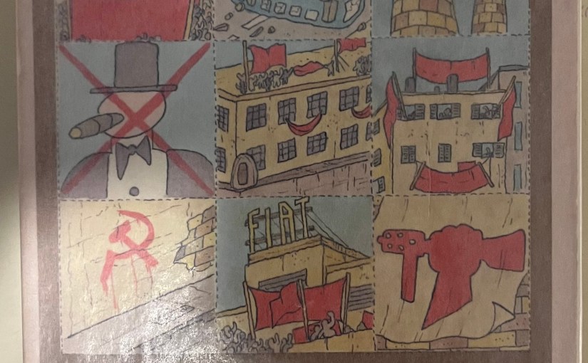 Nanni Balestrini, La Violenza Illustrata (1976), twice&nbsp;inscribed.